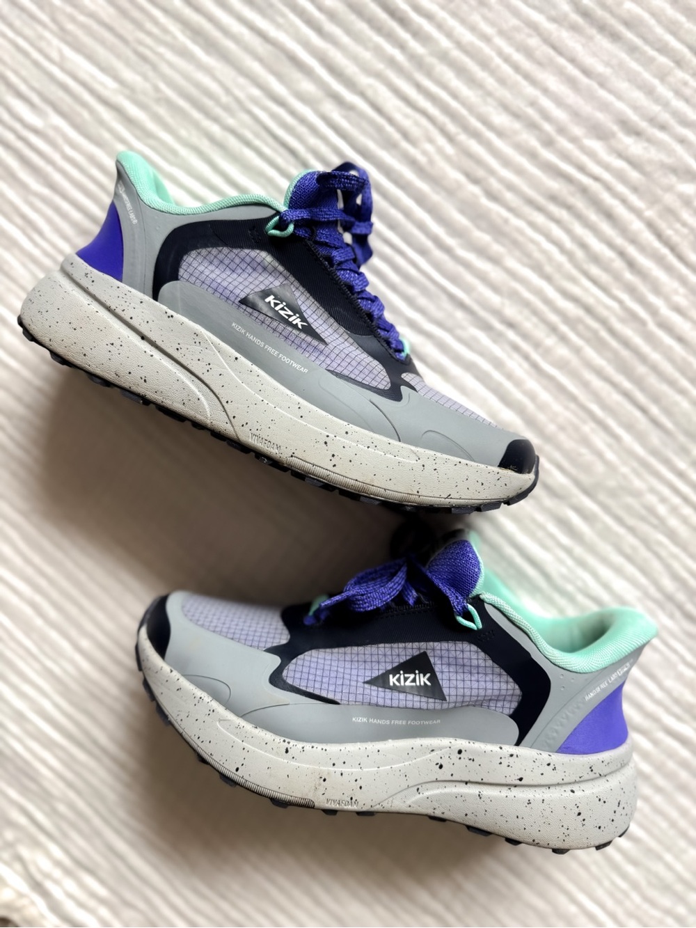Kizik Freedom Trail Purple Beach Sneaker size 8.5